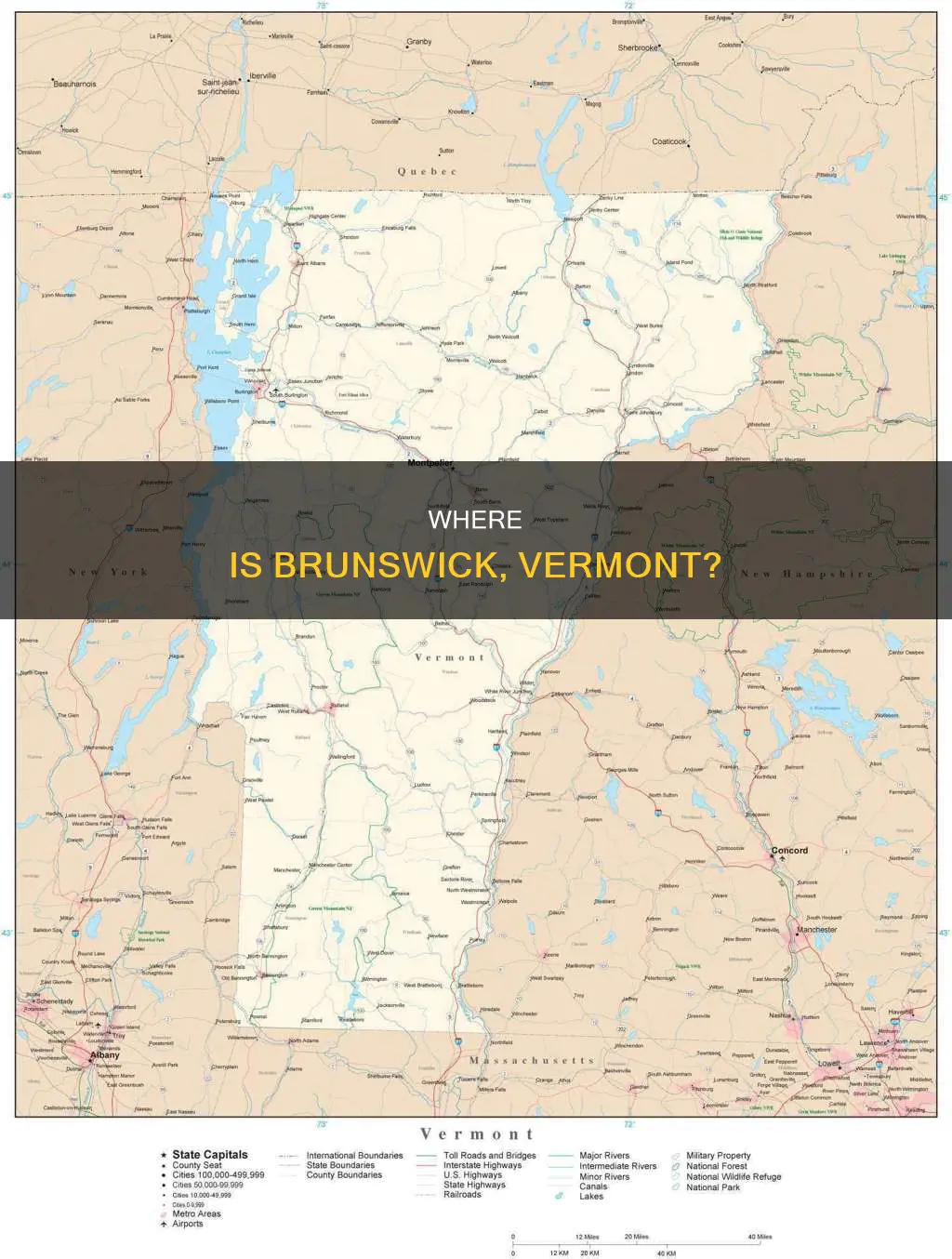what county is brunswick vt in