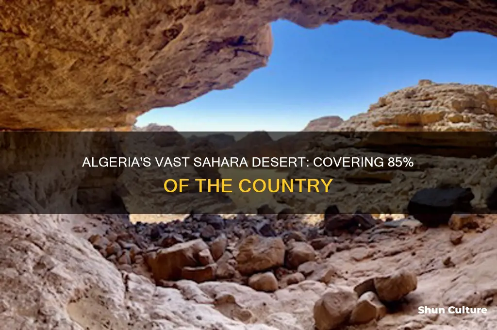 what covers 85 of algeria