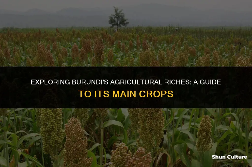 what crops are grown in burundi