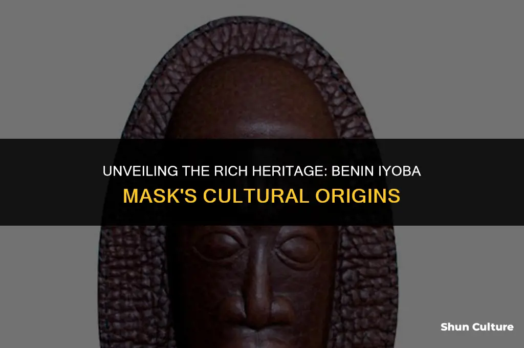 what culture is the benin iyoba mask from