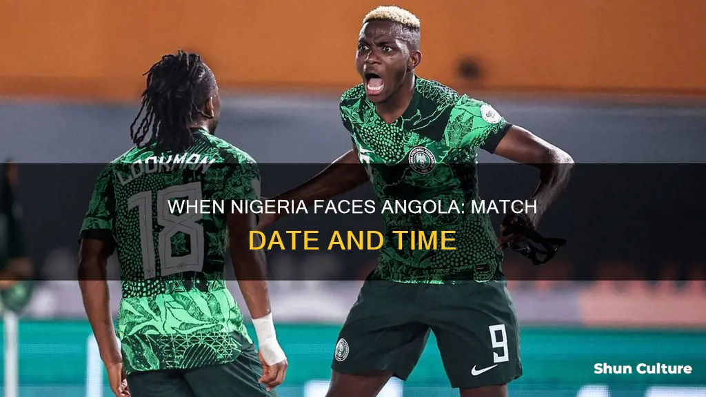 what date is nigeria vs angola