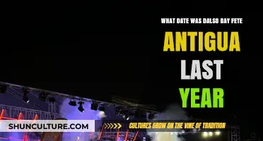 When Was Antigua's Dalso Day Fete Celebrated Last Year?