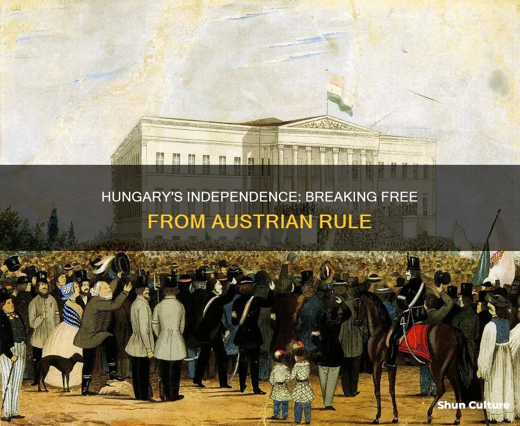 what day did hungary break from austria