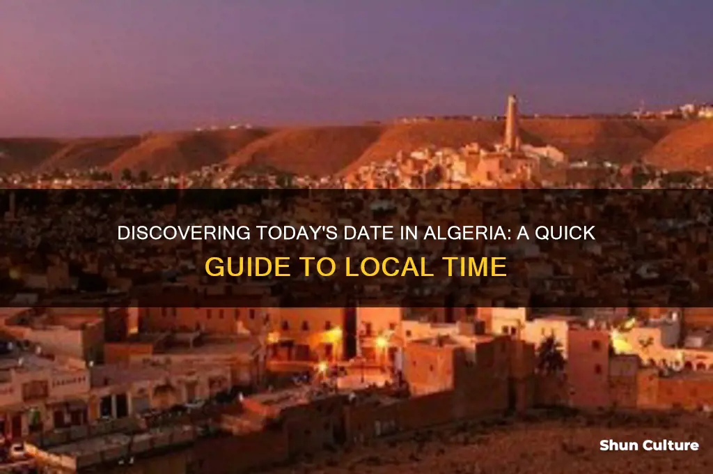 what day is it in algeria