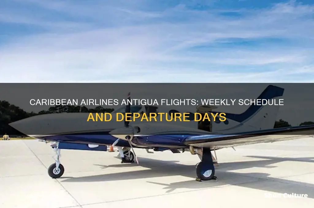 what days caribbean airlines fly to antigua