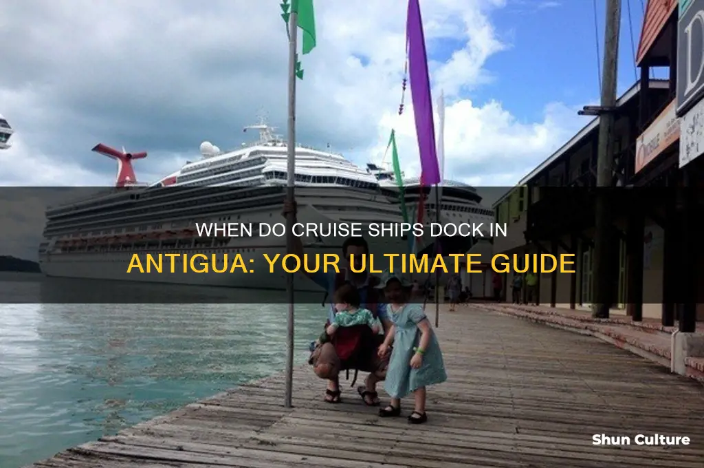 what days do cruise ships dock in antigua