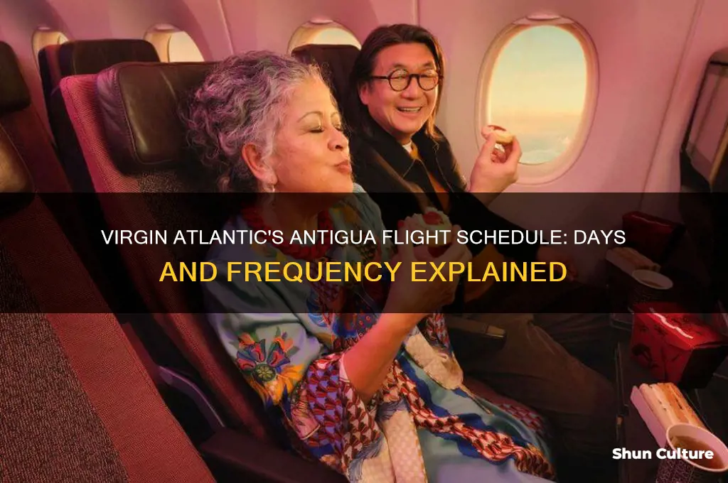 what days do virgin atlantic fly to antigua