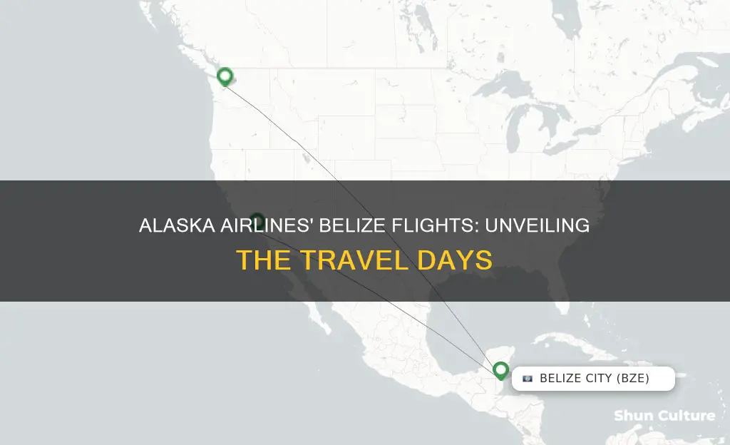 what days does alaska airlines fly to belize