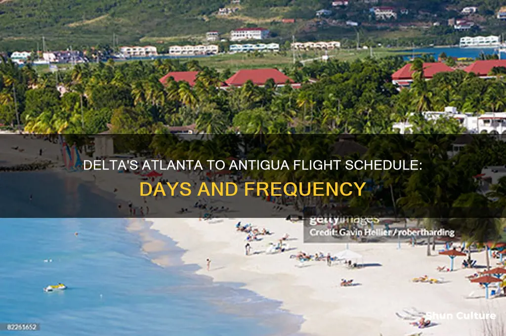 what days does delta fly from atlanta to antigua