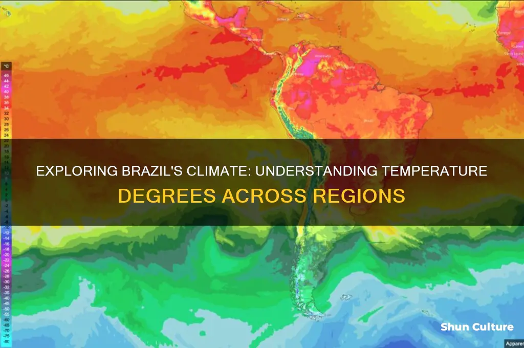 what degrees is it in brazil