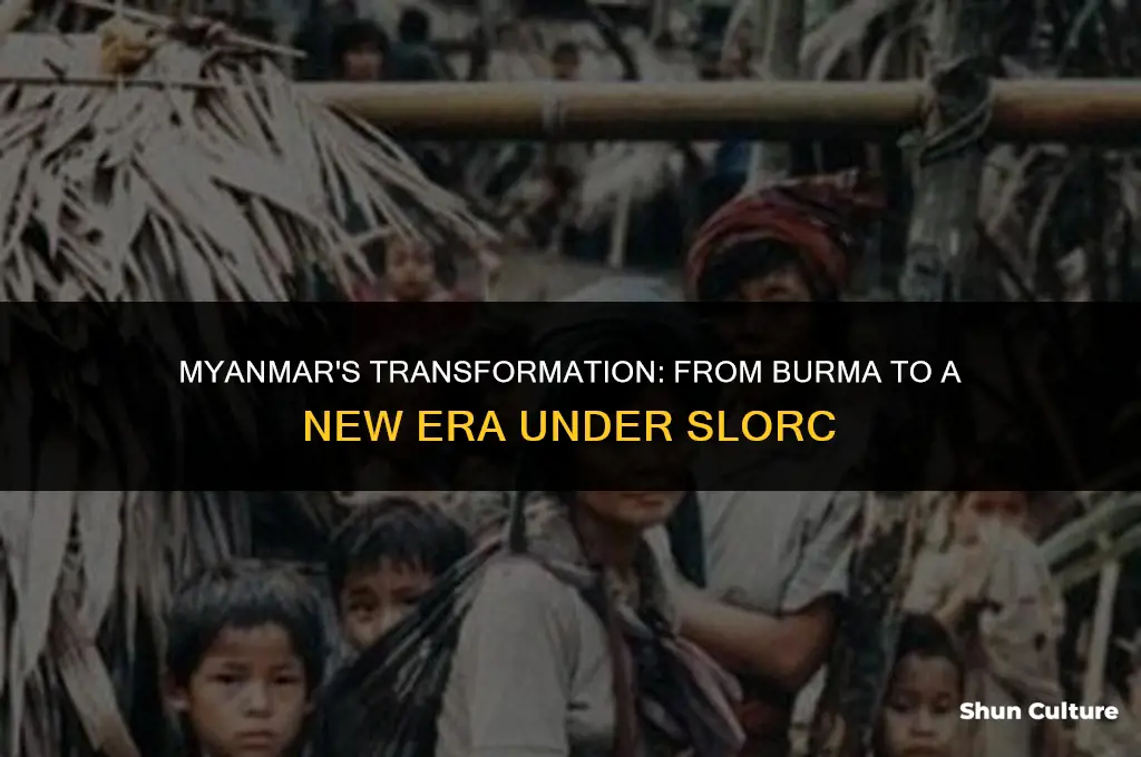 what did a junta called slorc rename burma