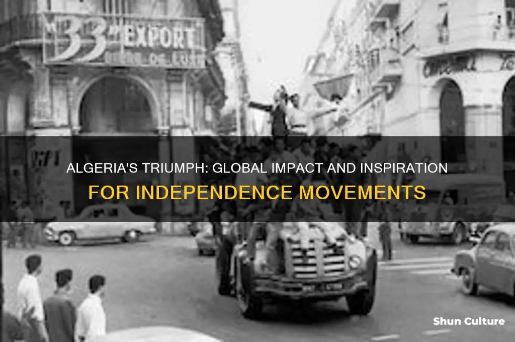 what did algerian victory mean to other countries