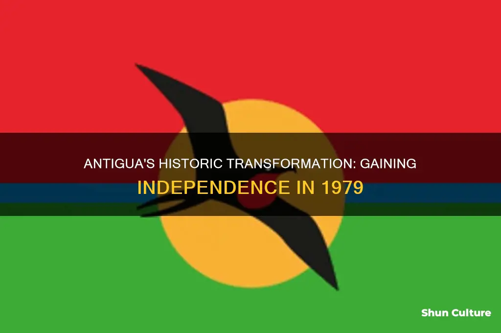 what did antigua become in 1979