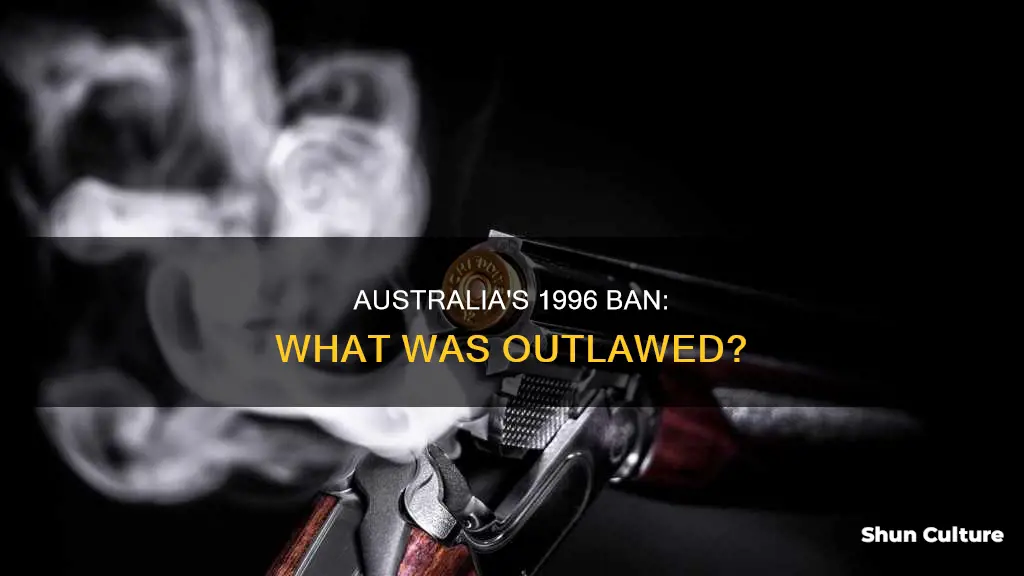 what did australia ban in 1996