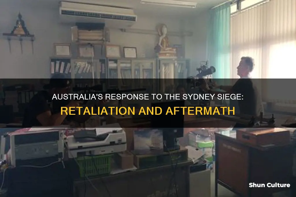 what did australia do in retaliation to the sydney siege