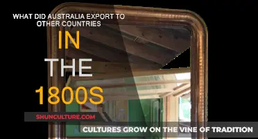 Australia's 1800s Exports: A Historical Overview