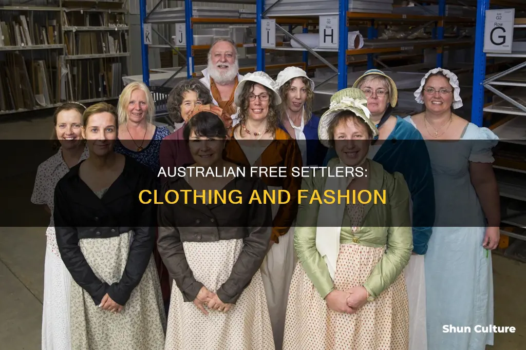 what did australian free settlers wear