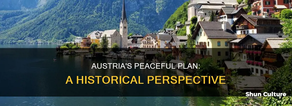 what did austria peace plan