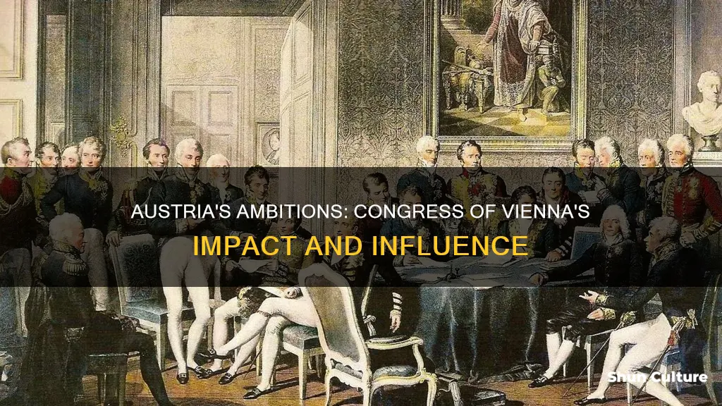 what did austria want at the congress of vienna