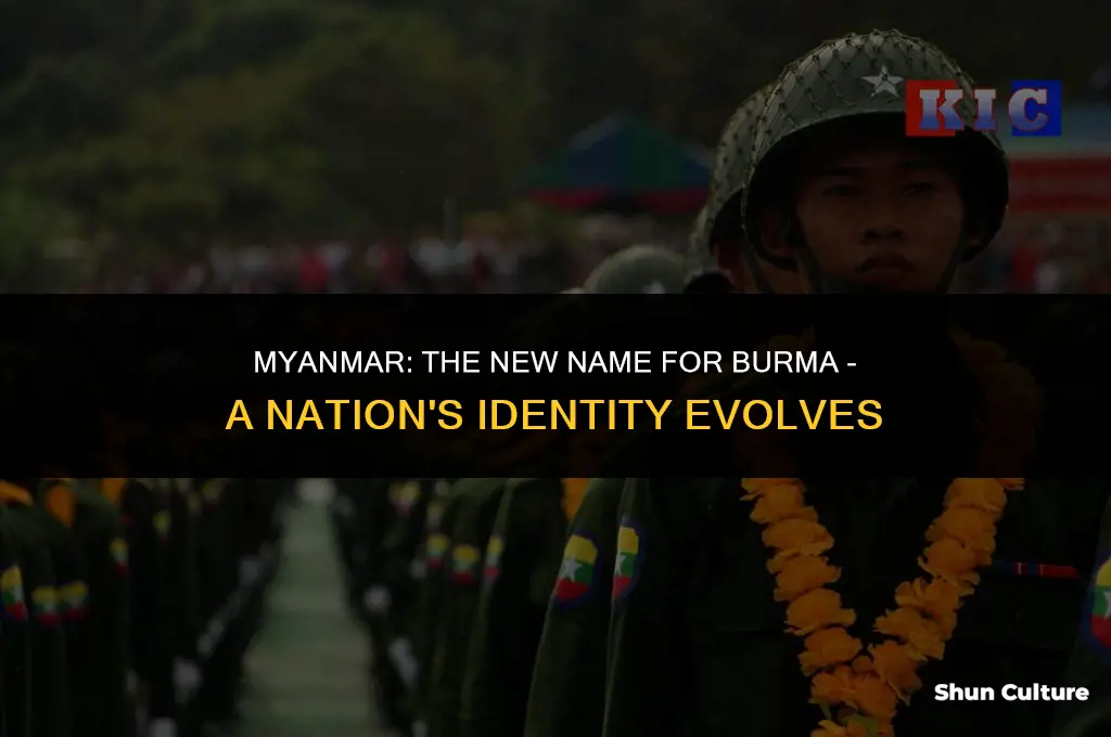 what did burma change its name to