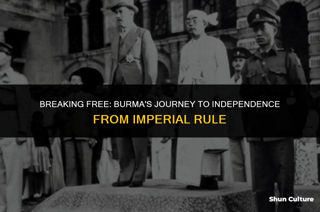 what did burma do to get out of imperialism