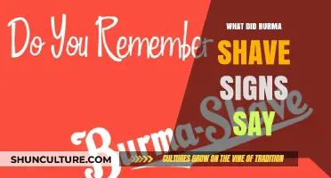 Decoding the Mysterious Burma Shave Signs: A Nostalgic Journey