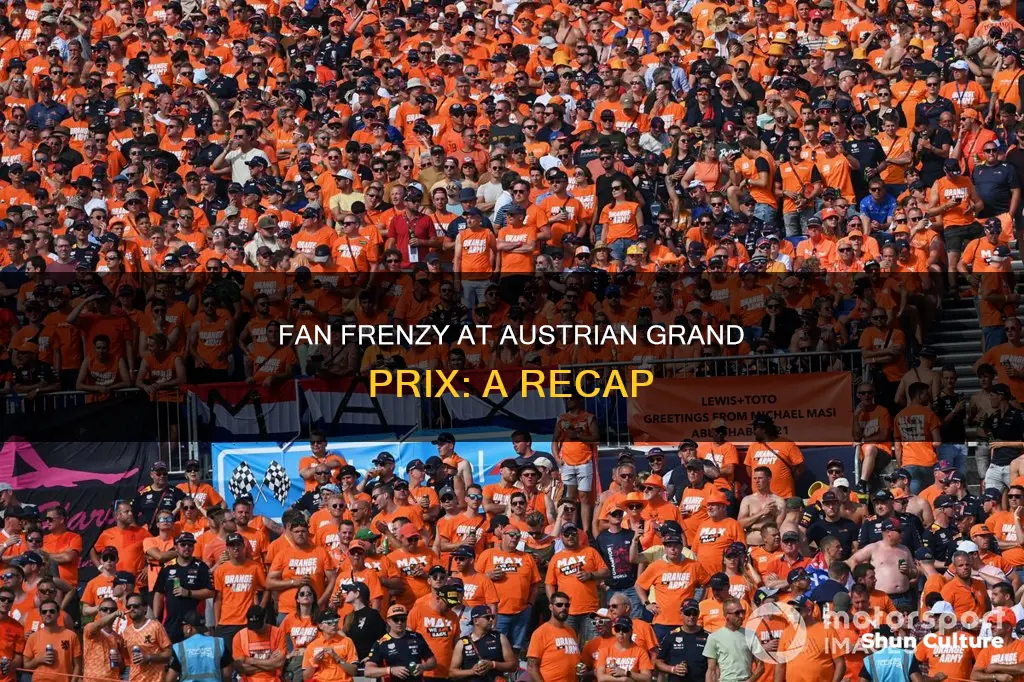 what did fans do at austrian grand prix