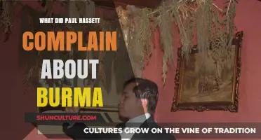 Paul Hassett's Grievances: Unraveling the Burma Controversy