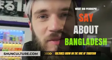 PewDiePie's Controversial Remarks on Bangladesh: What Did He Say?