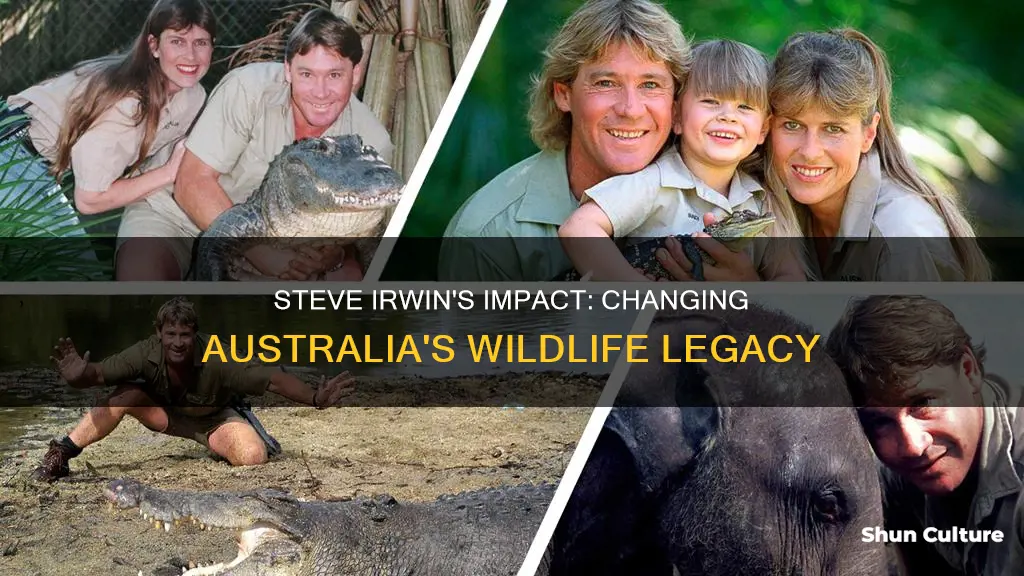 what did steve irwin do to change australia