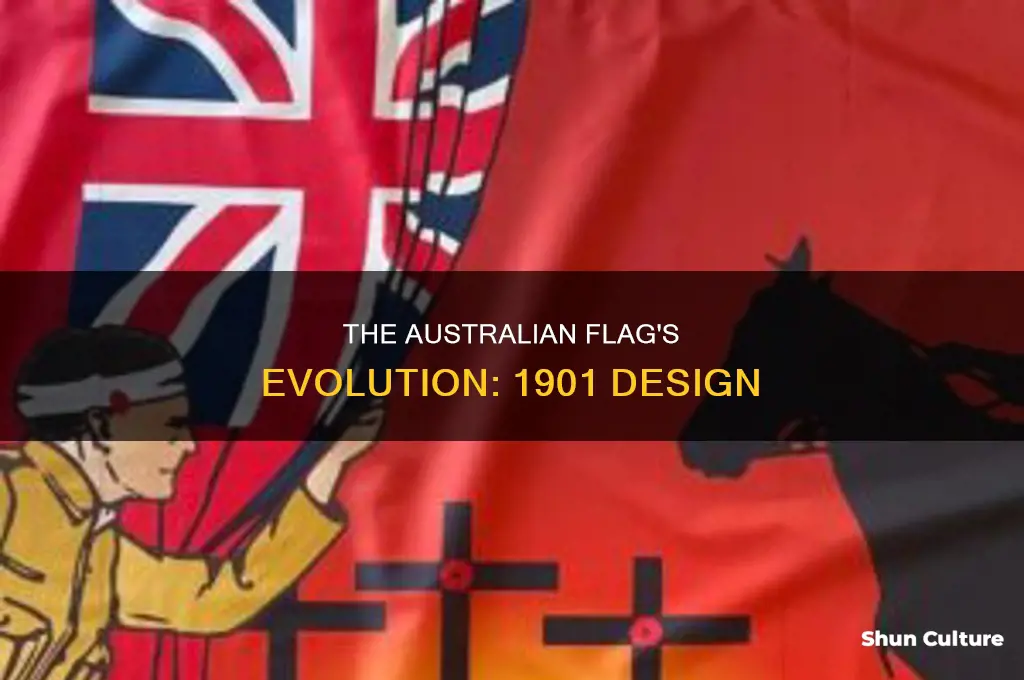 what did the australian flag look like in 1901