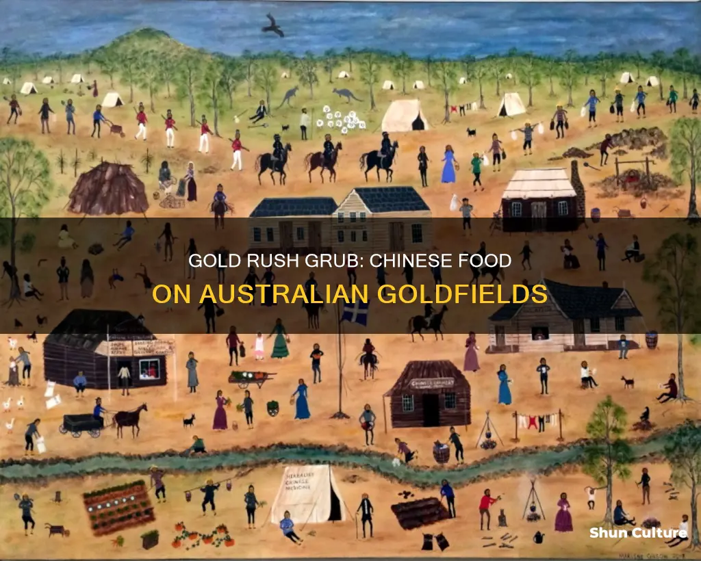 what did the chinese eat on the australian goldfields
