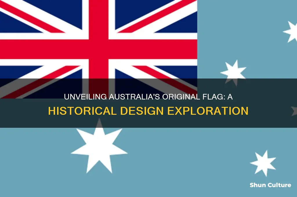 what did the first australian flag look like