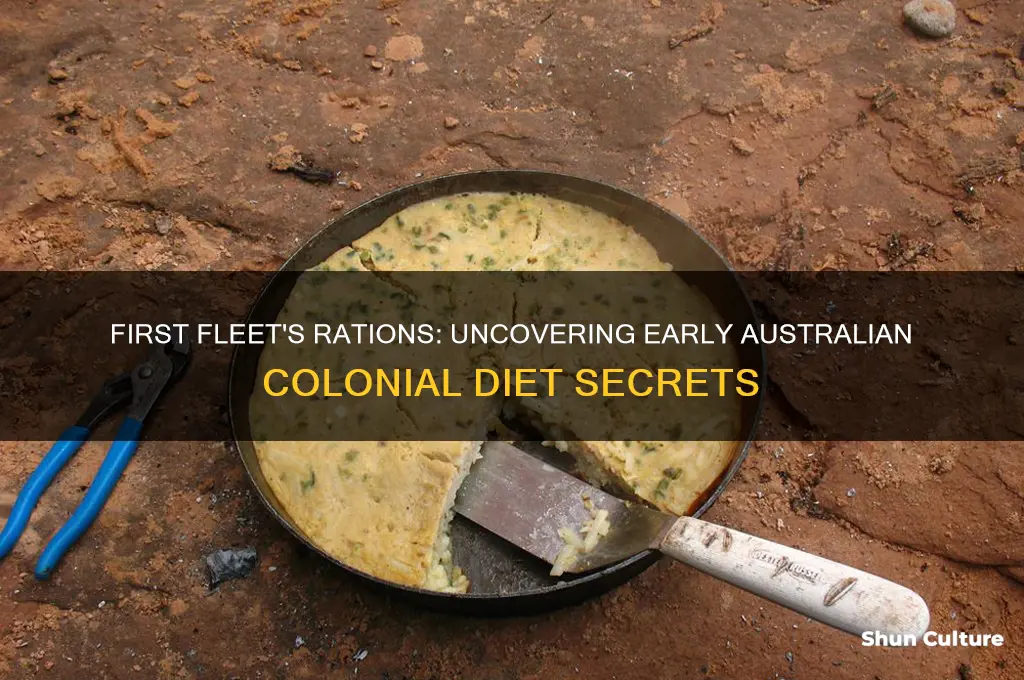 what did the first fleet eat in australia