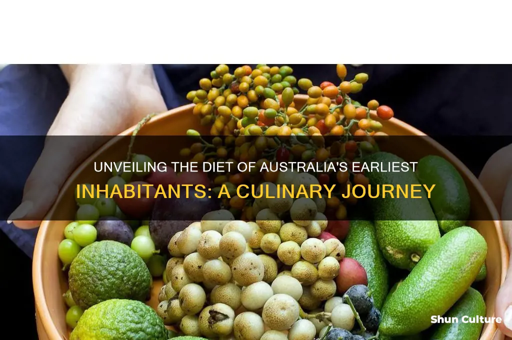 what did the first settlers in australia eat