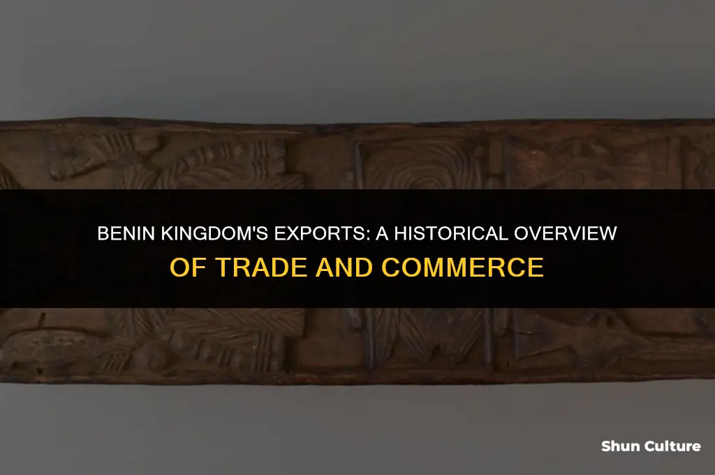what did the kingdom of benin export to other societies