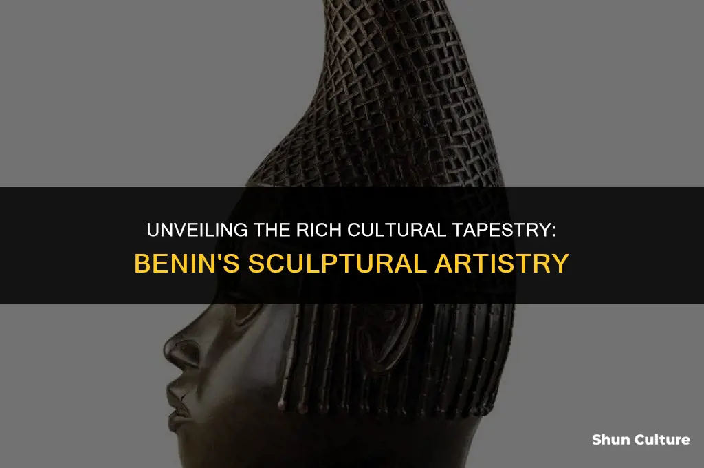 what did the sculpture of benin depict in their art