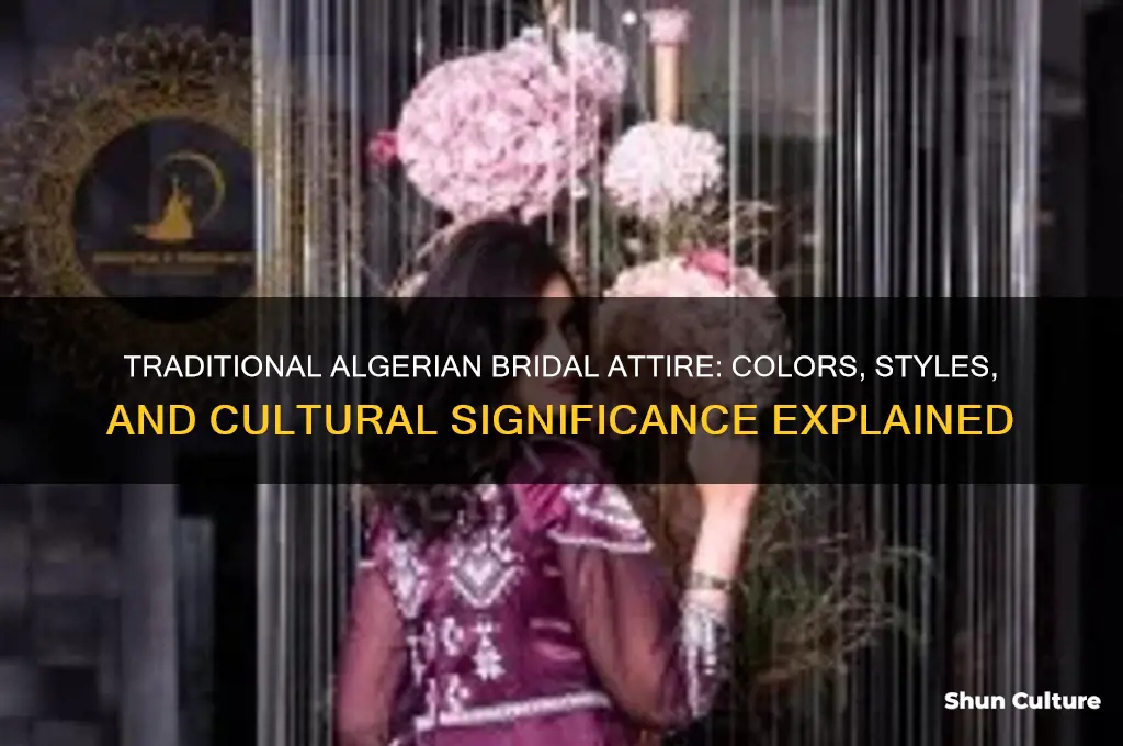 what do algerian brides wear