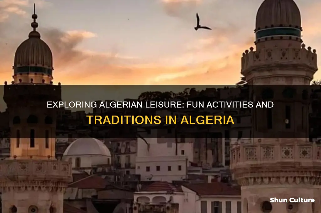 what do algerian people do for fun