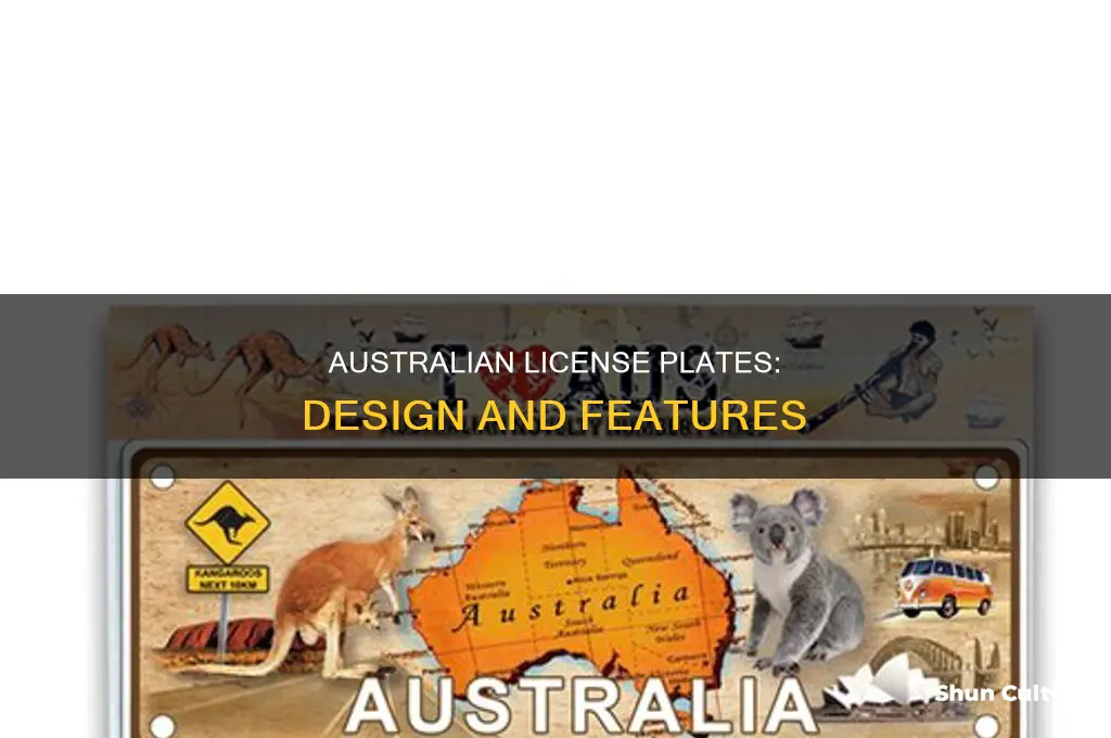 what do australia license plate look like