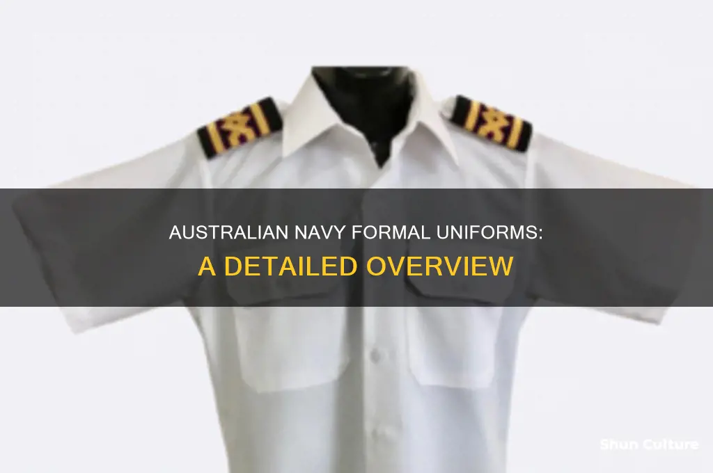 what do australia naval formal uniforms look like