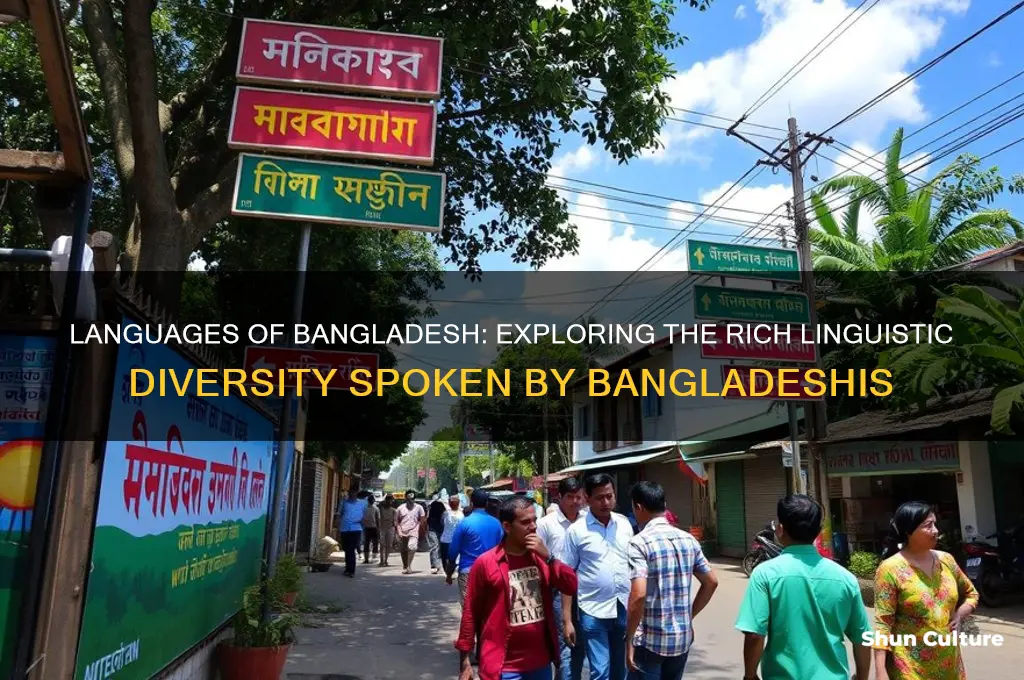 what do bangladesh people speak