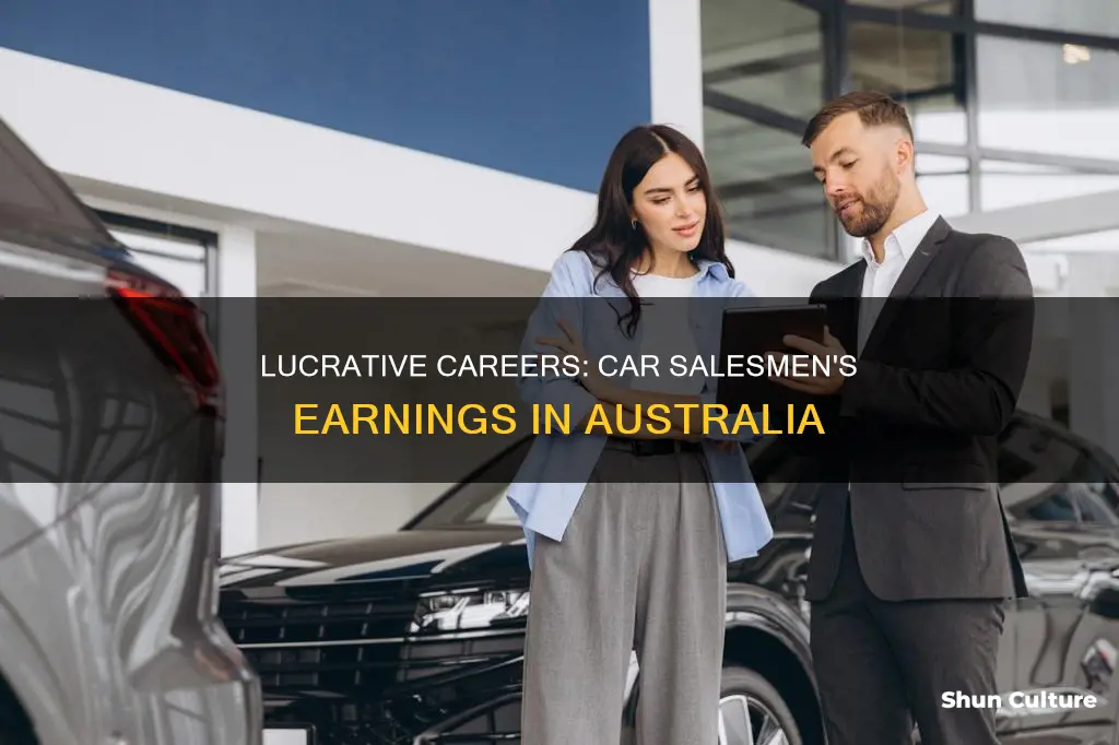 what do car salesmen earn in australia