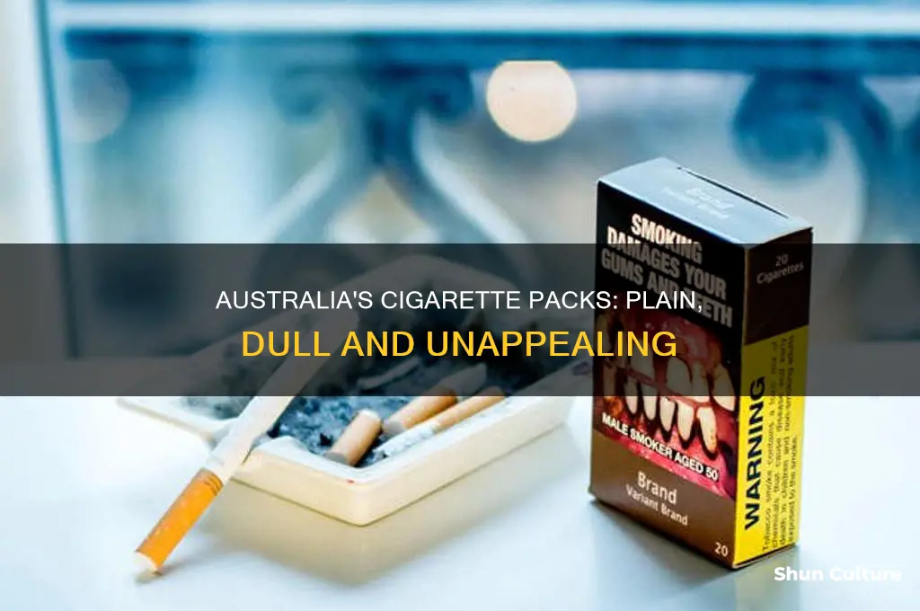 what do cigarette packs look like in australia
