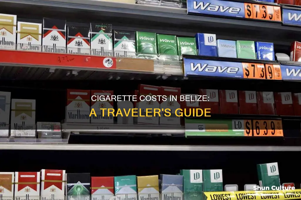 what do cigarettes cost in belize