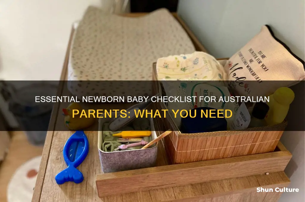 what do I need for a newborn baby australia