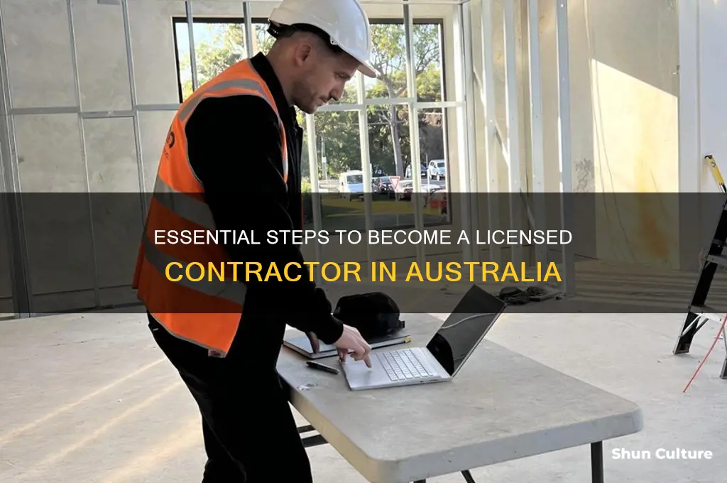 what do I need to be a contractor in australia