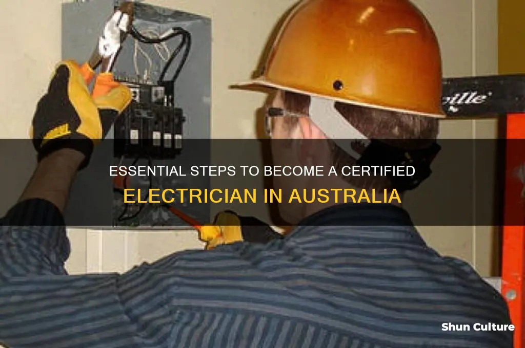 what do I need to be an electrician in australia