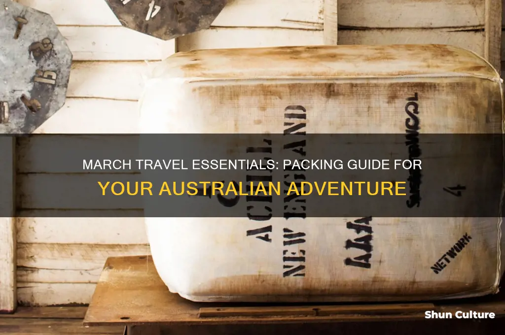 what do I need to bring to australia in march