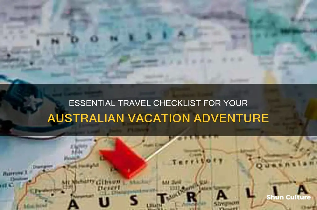 what do I need to go on vacation to australia